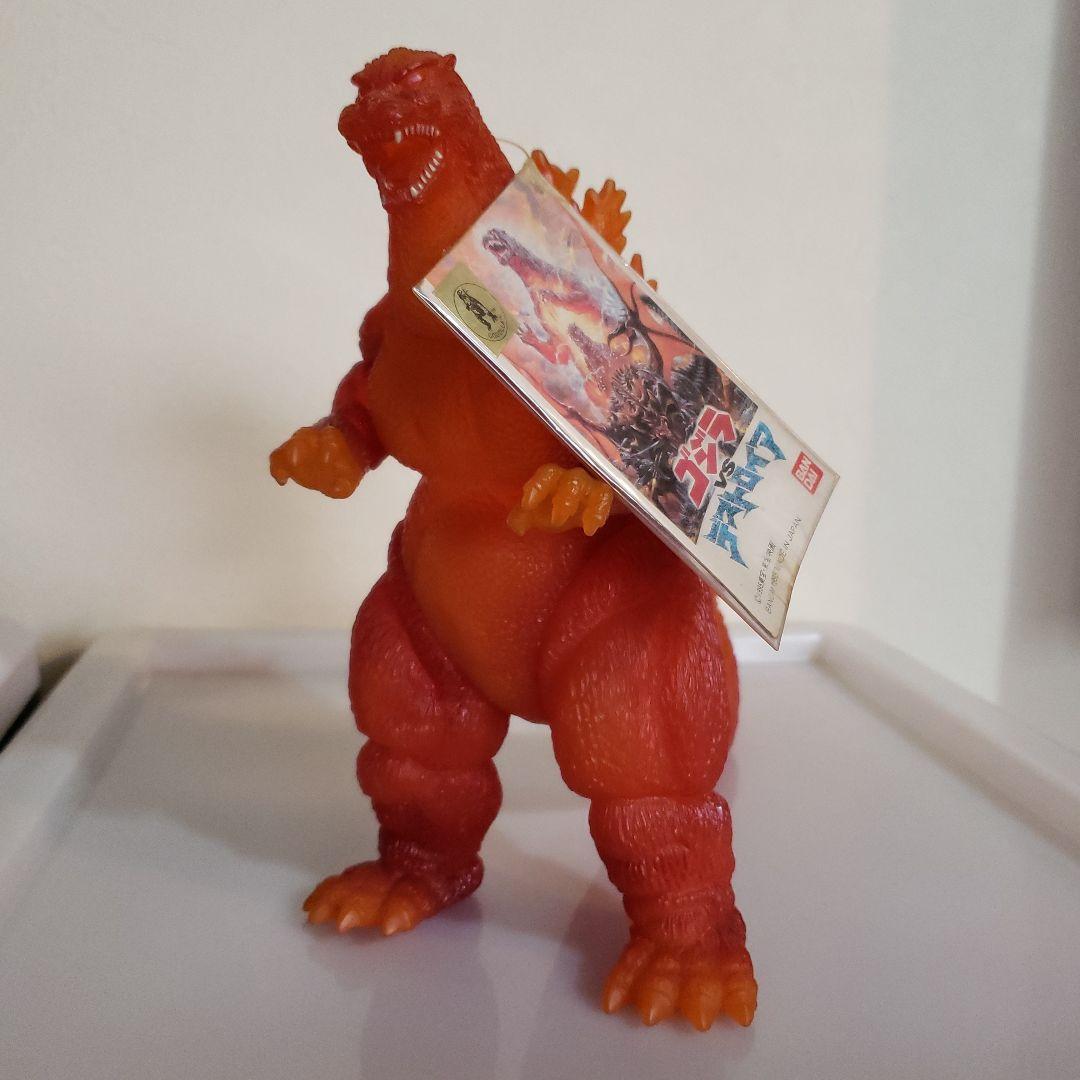 バンダイ　ソフビ　バーニング　オレンジ ゴジラ 約20cm タグ付き　劇場限定