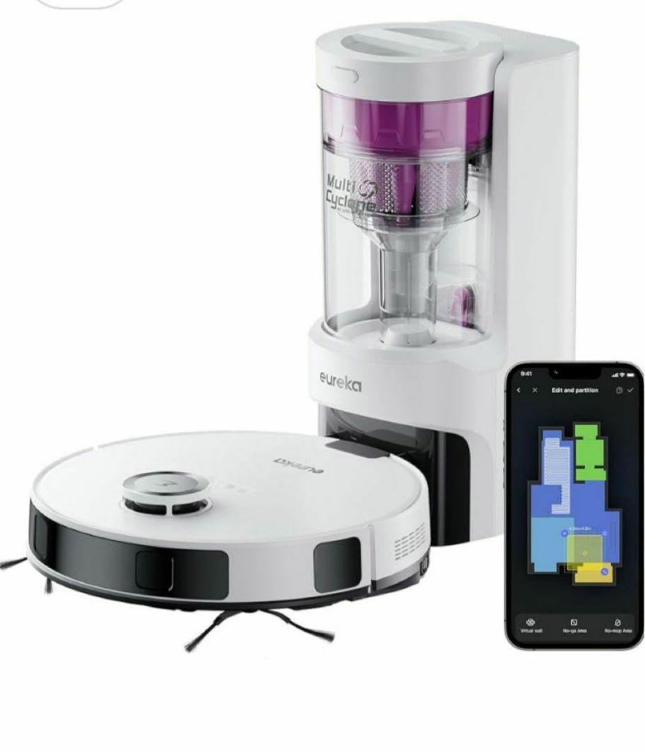 サイクロン式　ロボット掃除機　アレクサ対応　吸引 水拭き両用　180分間連続稼働