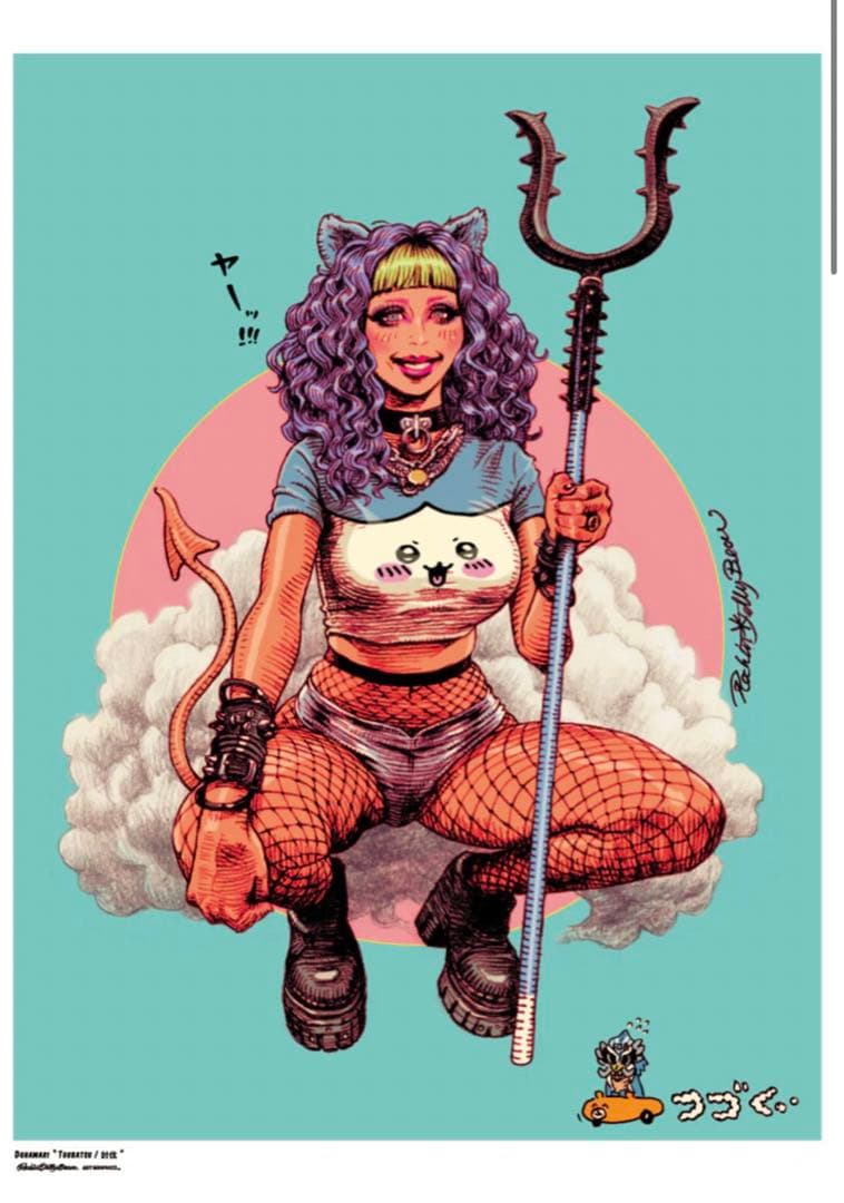 希少　EROSTIKA ちいかわ ジクレー版画（複製画）ポスター　2枚コンプ