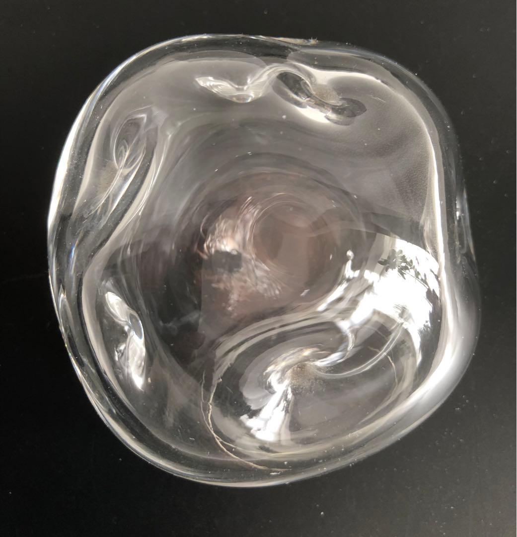 吹きガラス・花かご型花瓶&ペーパーウエイト