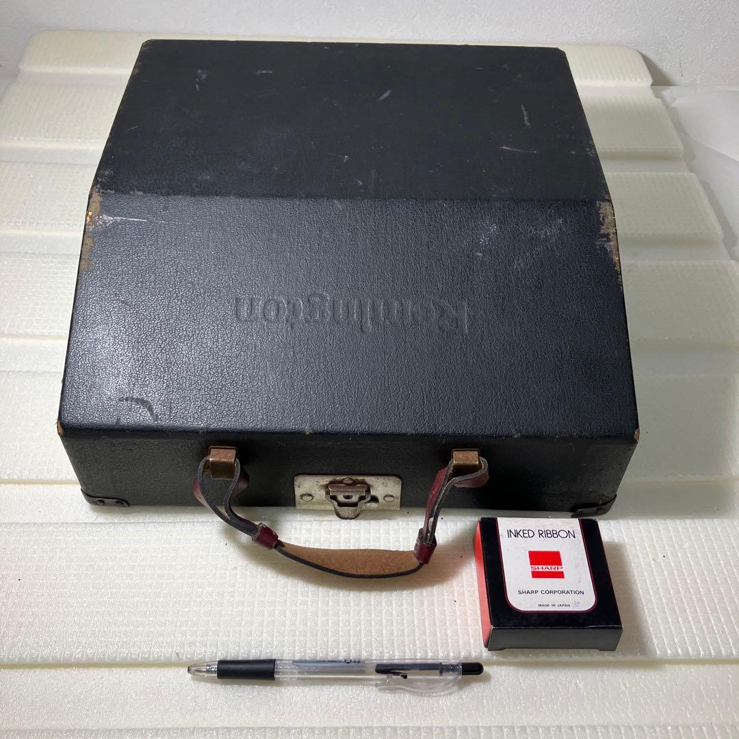 イ*ド様 レミントンポータブル タイプライター グリーン 1928年〜 アンティ