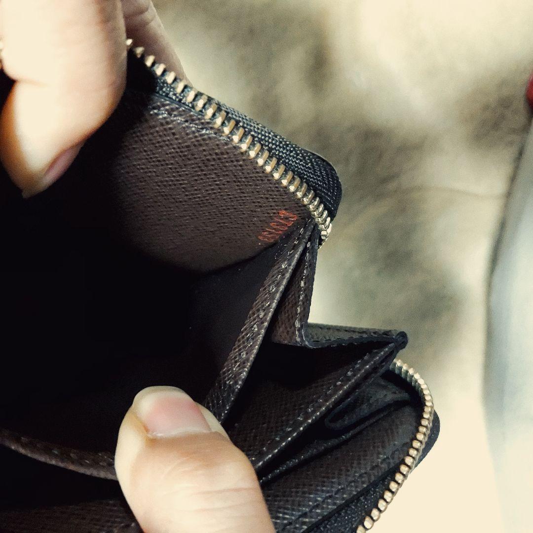 ルイヴィトン　ダミエ　二つ折り財布　パース