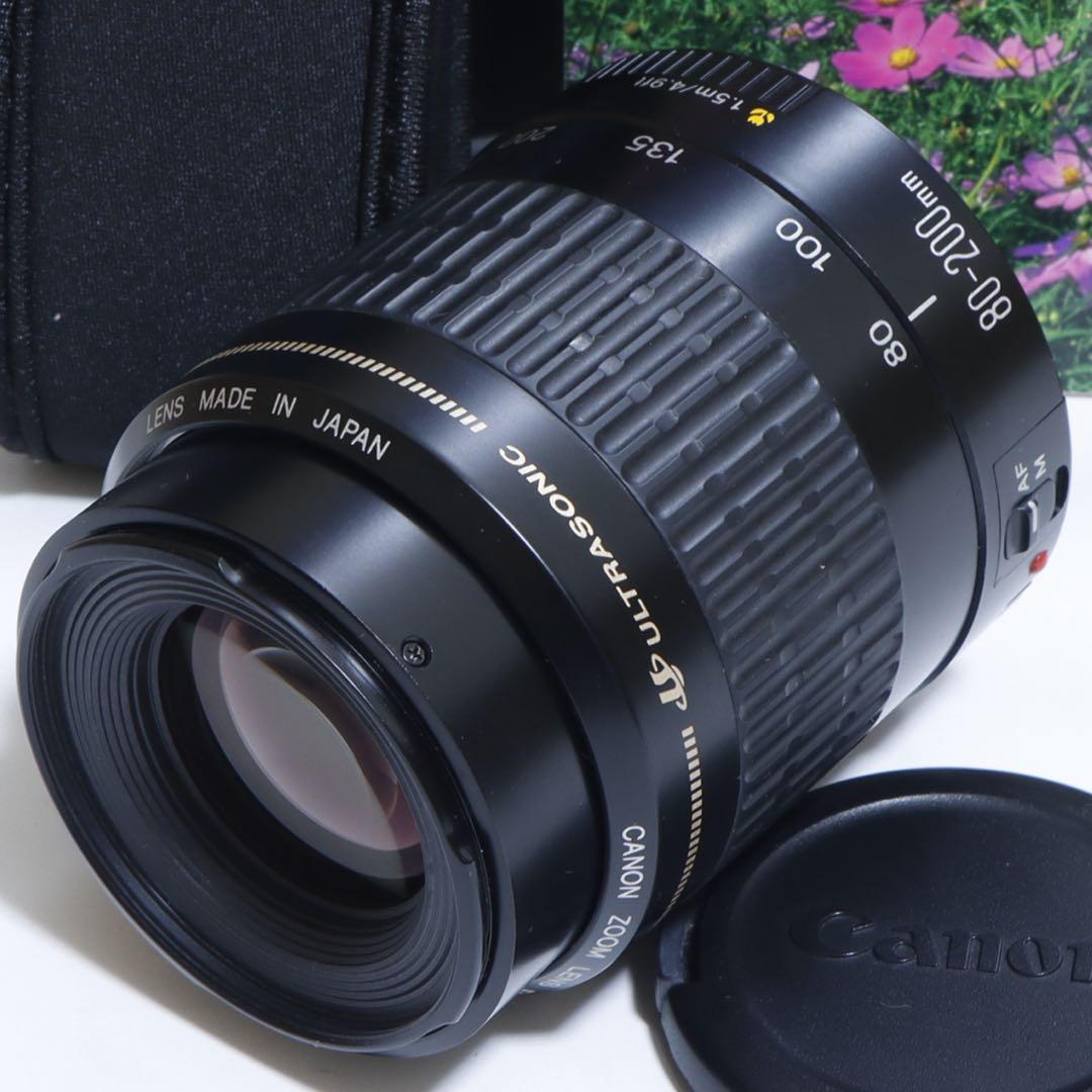 ★スマホに送れる一眼レフ★WiFi&望遠★ キャノン EOS Kiss Xセット