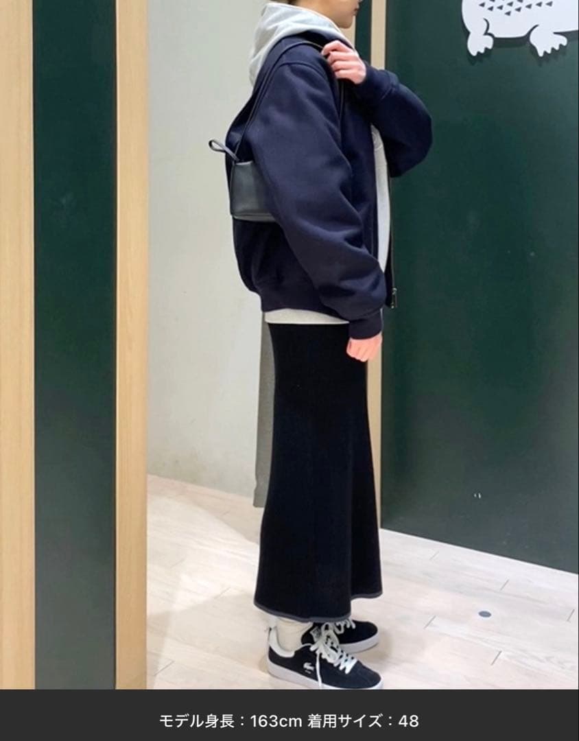 新品LACOSTE中綿 ウールジャケット サイズ48