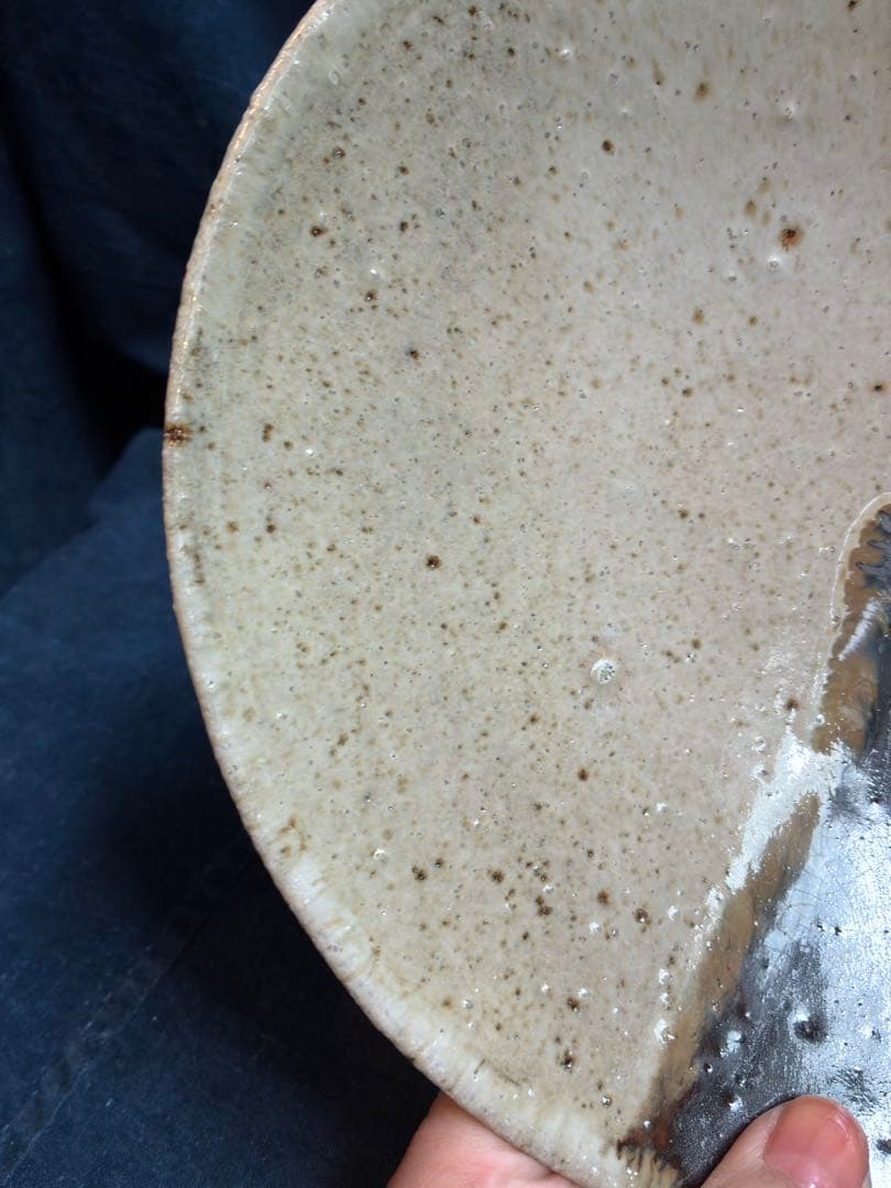 岩谷窯　山本教行　皿2枚　直径24センチ×高さ4.8センチ