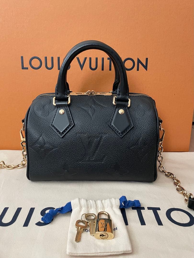 RFID 正規品 ルイヴィトン スピーディ20 アンプラント バンドリエール