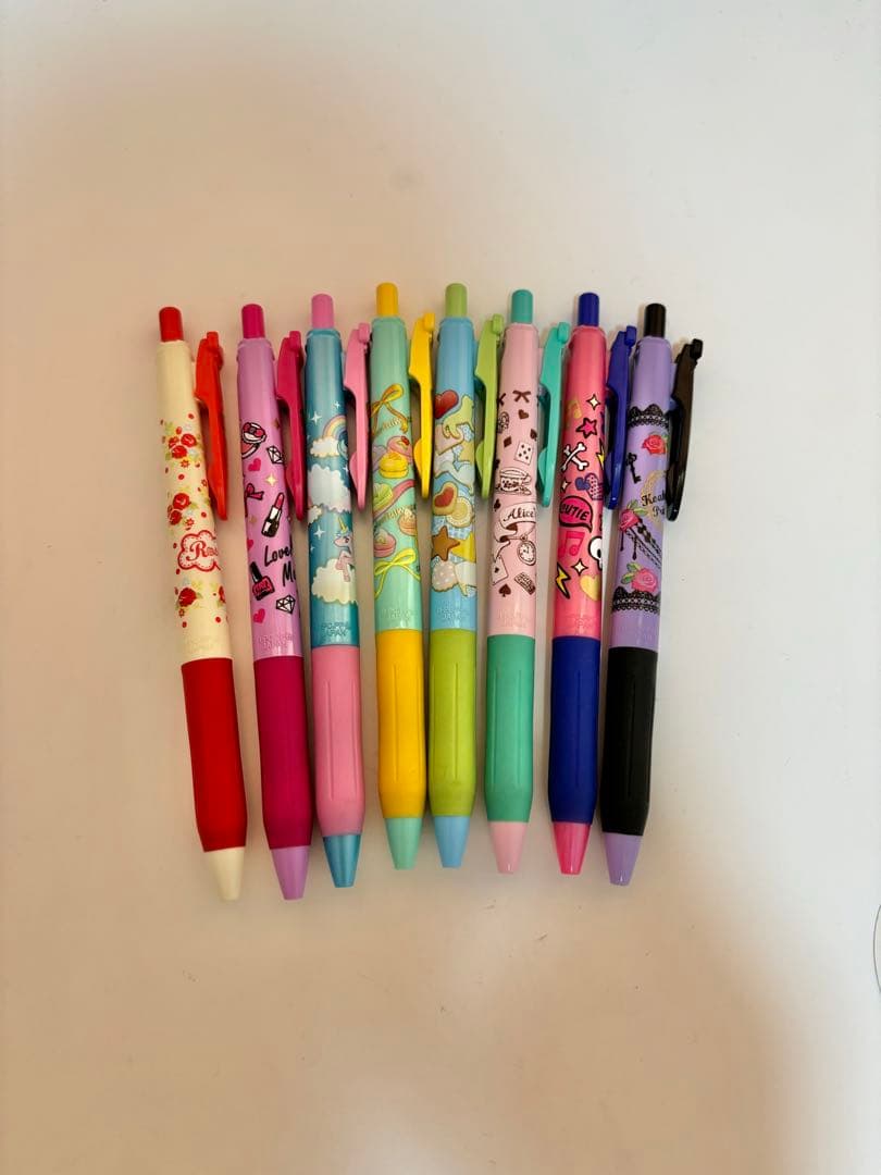 ZEBRA SARASA CLIP ボールペン　ピチレモン　8色　平成女児