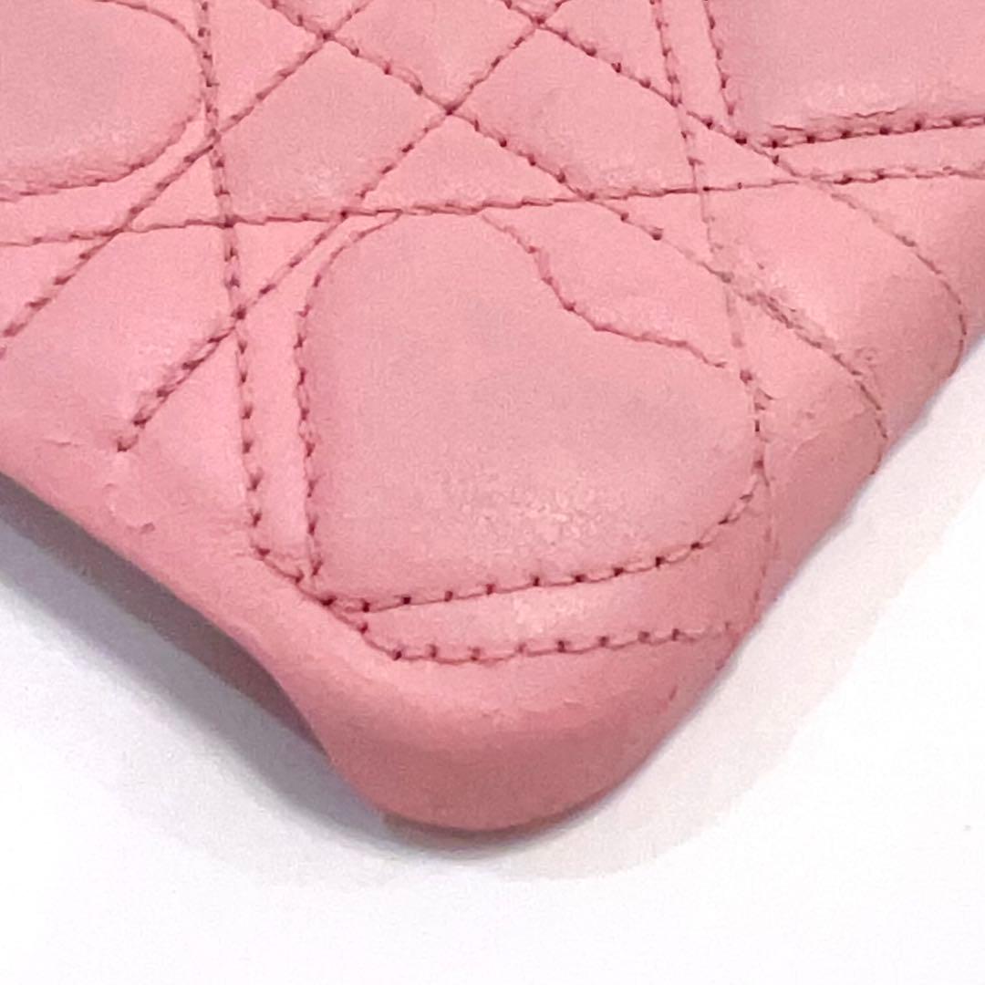 クリスチャンディオール iPhone15Pro ハート カナージュ ピンク