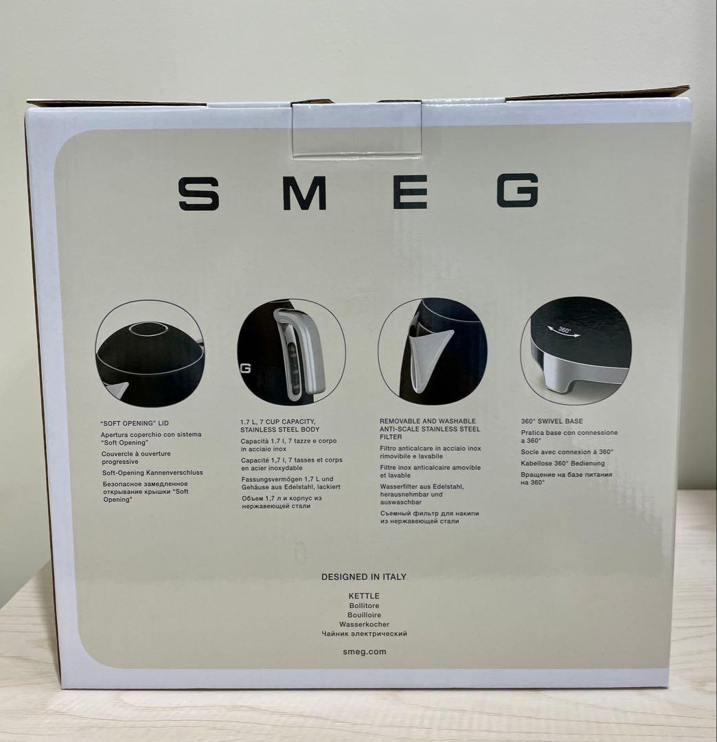 【新品未使用品】SMEG スメッグ ケトル(マットブラック
