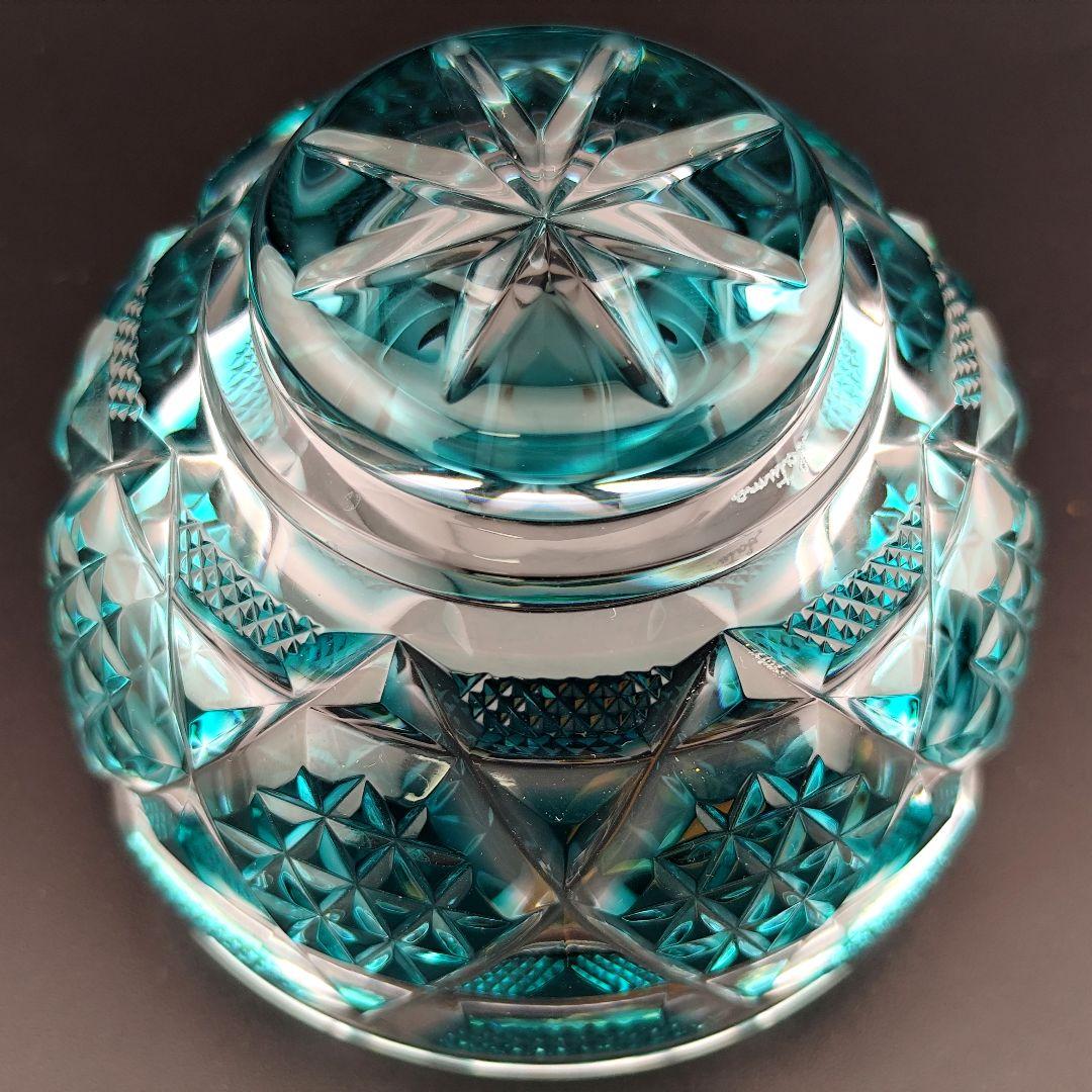 ☆美品☆薩摩切子 小付鉢（切子、江戸切子、薩摩切子）