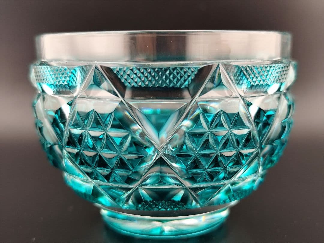 ☆美品☆薩摩切子 小付鉢（切子、江戸切子、薩摩切子）