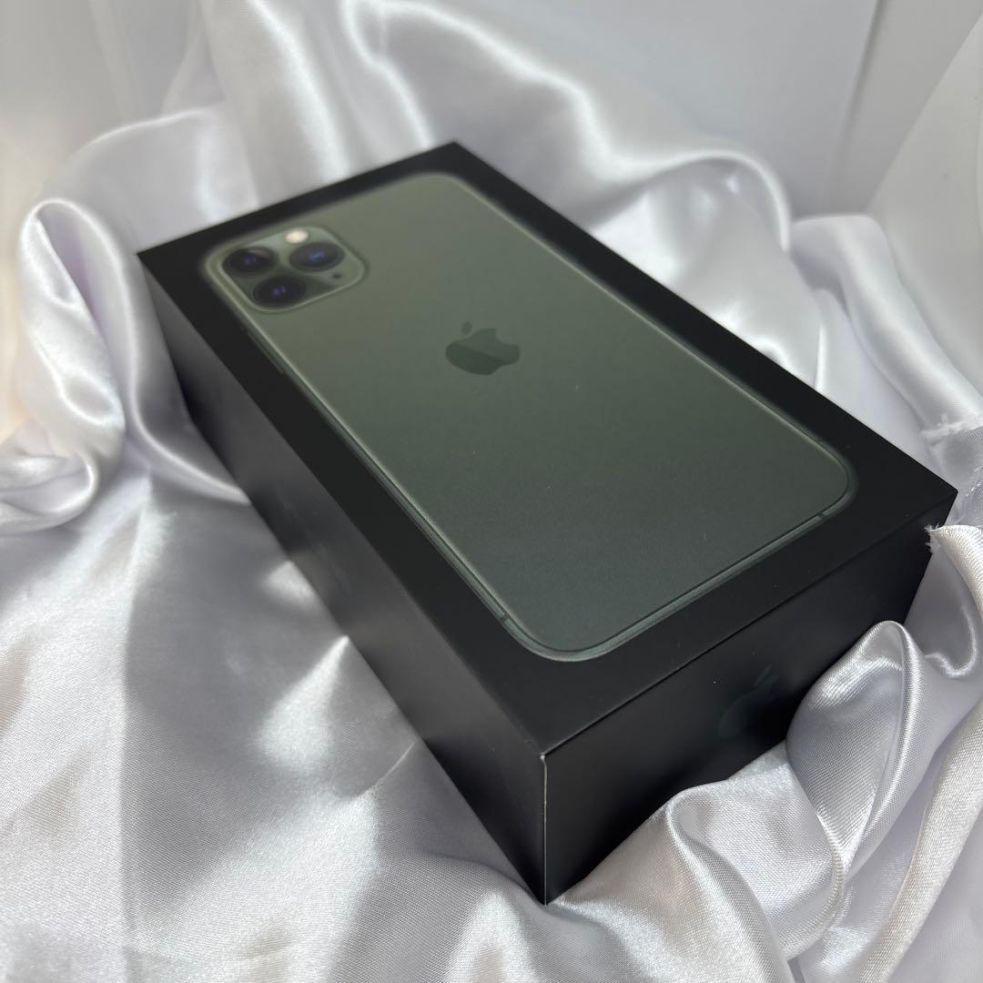 iPhone11pro ミッドナイトグリーン 256GB iface 箱付き