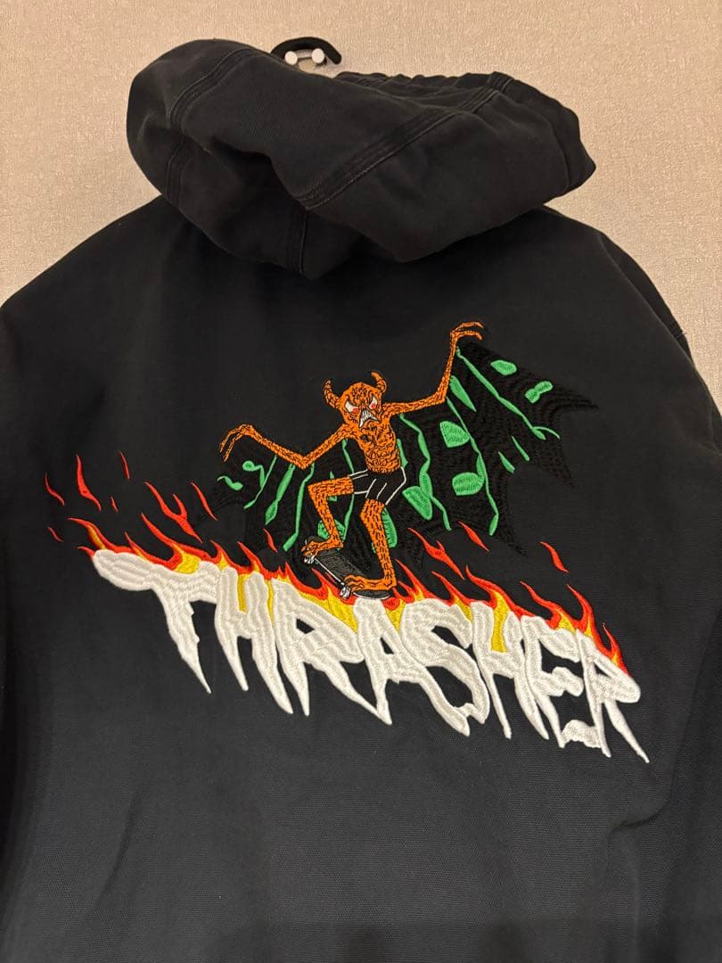 ジャケット・アウター Supreme Thrasher Hooded Work Jacket L