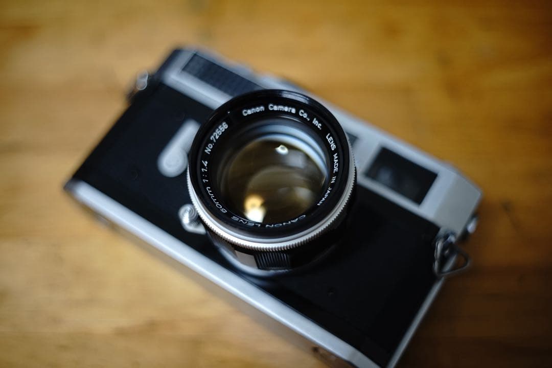 フィルムカメラ Canon MODEL7 + Canon Lens 50mm F1.4 L39