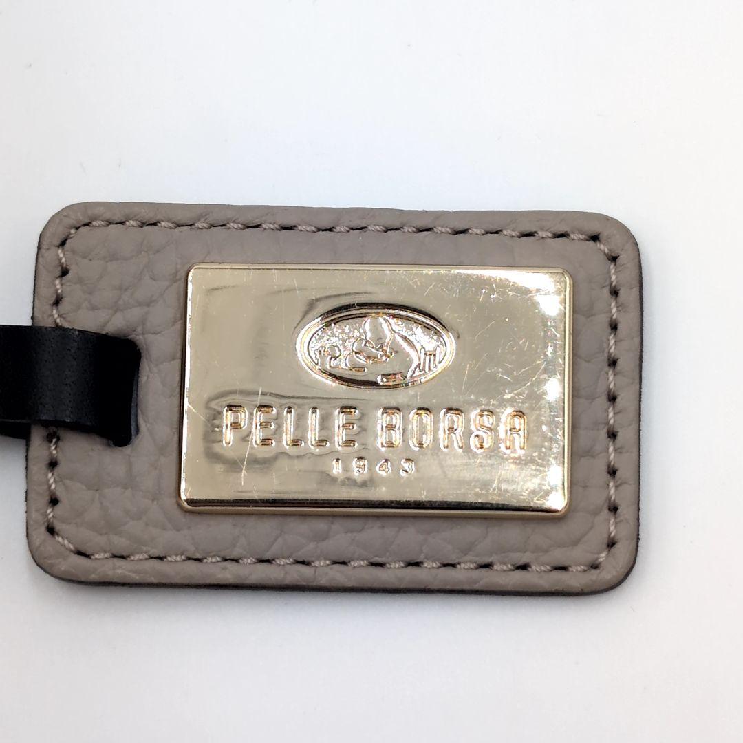 未使用級✨️ ペレボルサ レネット ショルダーバッグ レザー シボ革 グレー