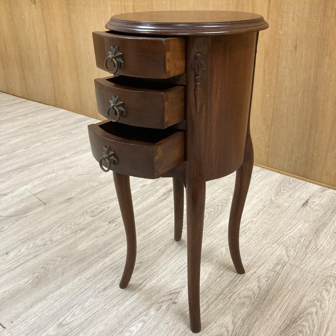 サイドテーブル　サイドチェスト　花台　木製　天然木