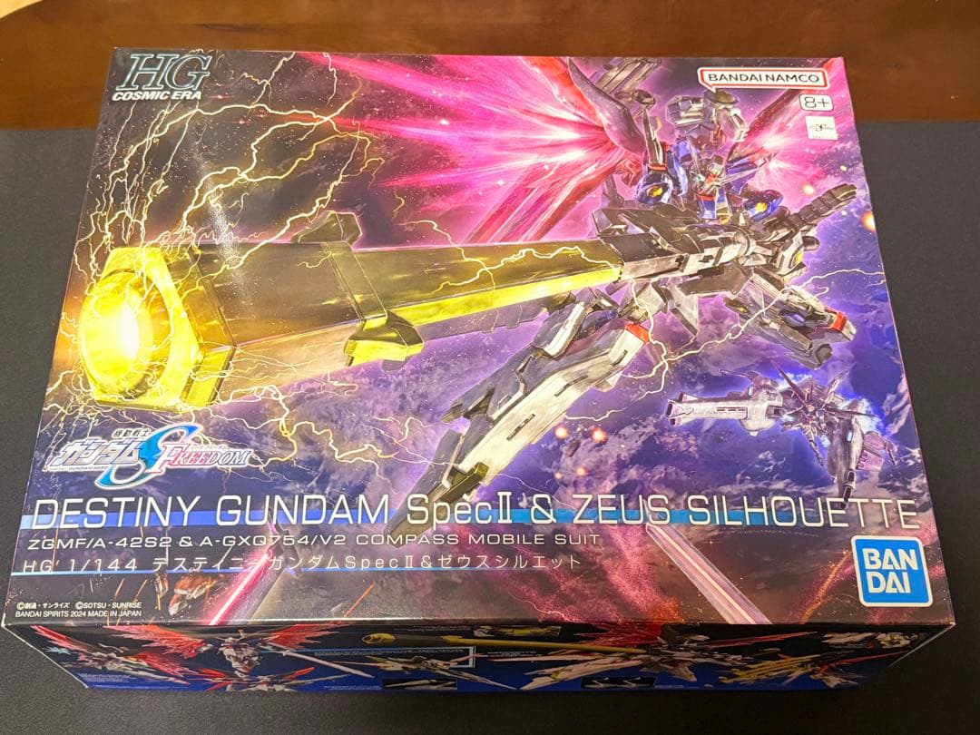 ガンプラ HGデスティニーガンダムSpecⅡ&ゼウスシルエット未開封品