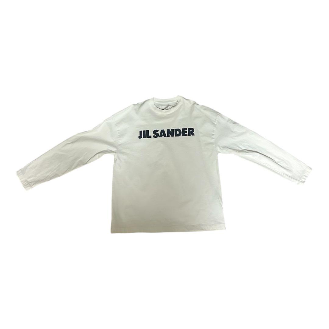 JIL SANDER ホワイト ロゴ Tシャツ
