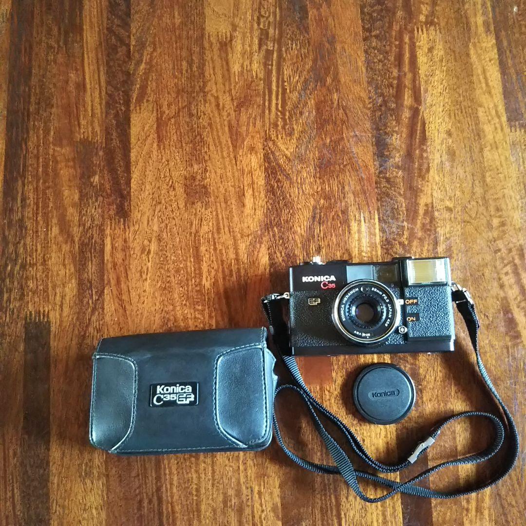 コニカ C35 EF 動作品！ Konica c35 EF フィルムカメラ