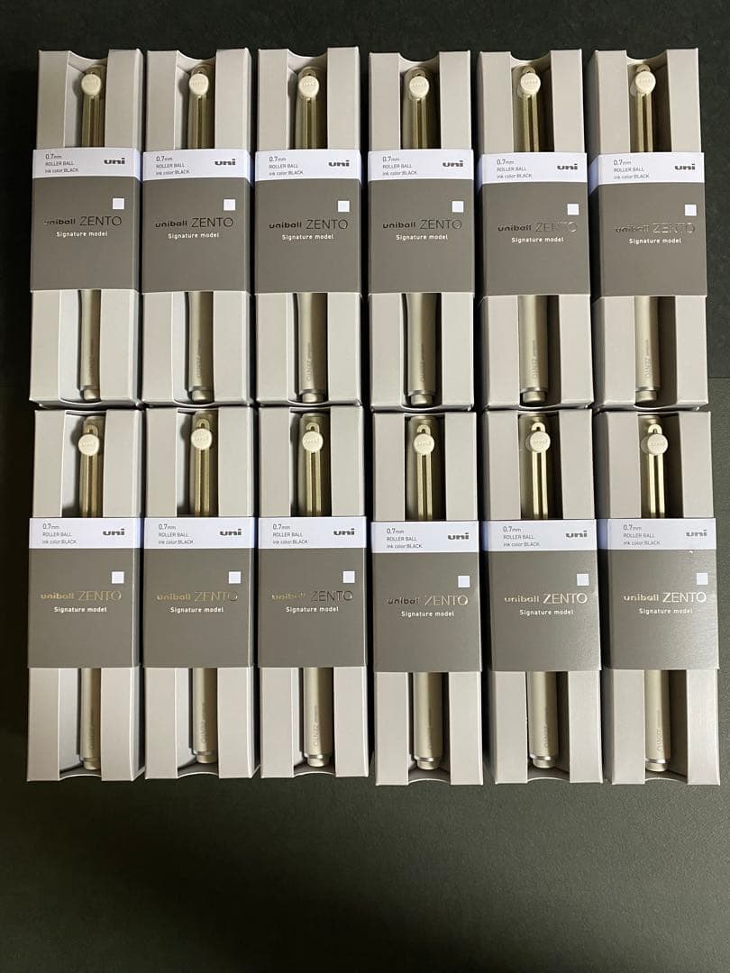 ユニボールゼント　シグニチャーモデル　ZENTO シャンパンゴールド　12本