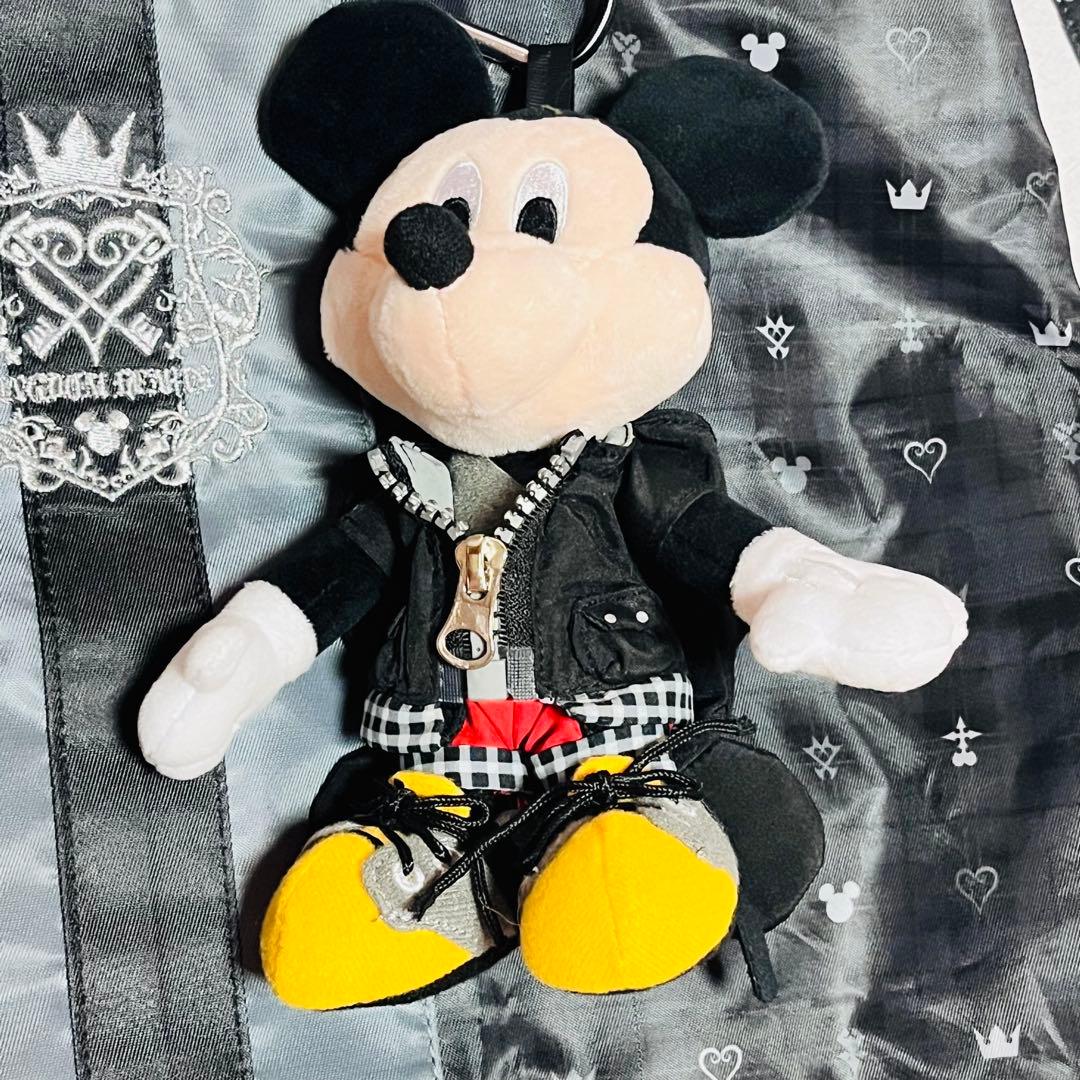 ディズニー　キングダムハーツ　トートバッグ　ソラ　王様ミッキー　ぬいぐるみ