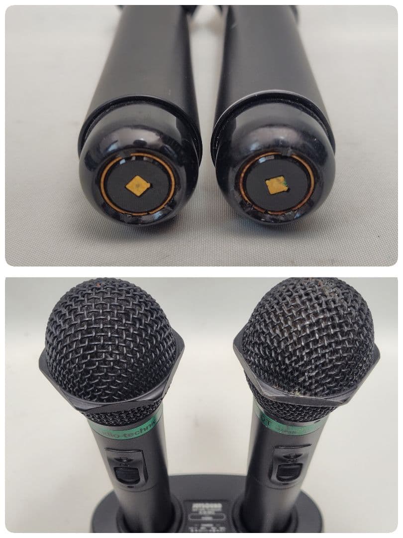 B040【ジャンク】カラオケ ワイヤレスマイク 6本セット レシーバー・充電器付