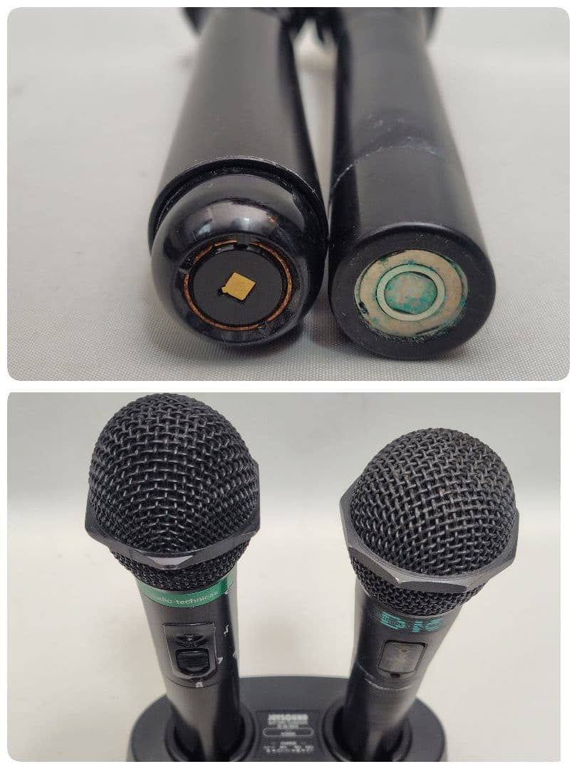 B040【ジャンク】カラオケ ワイヤレスマイク 6本セット レシーバー・充電器付