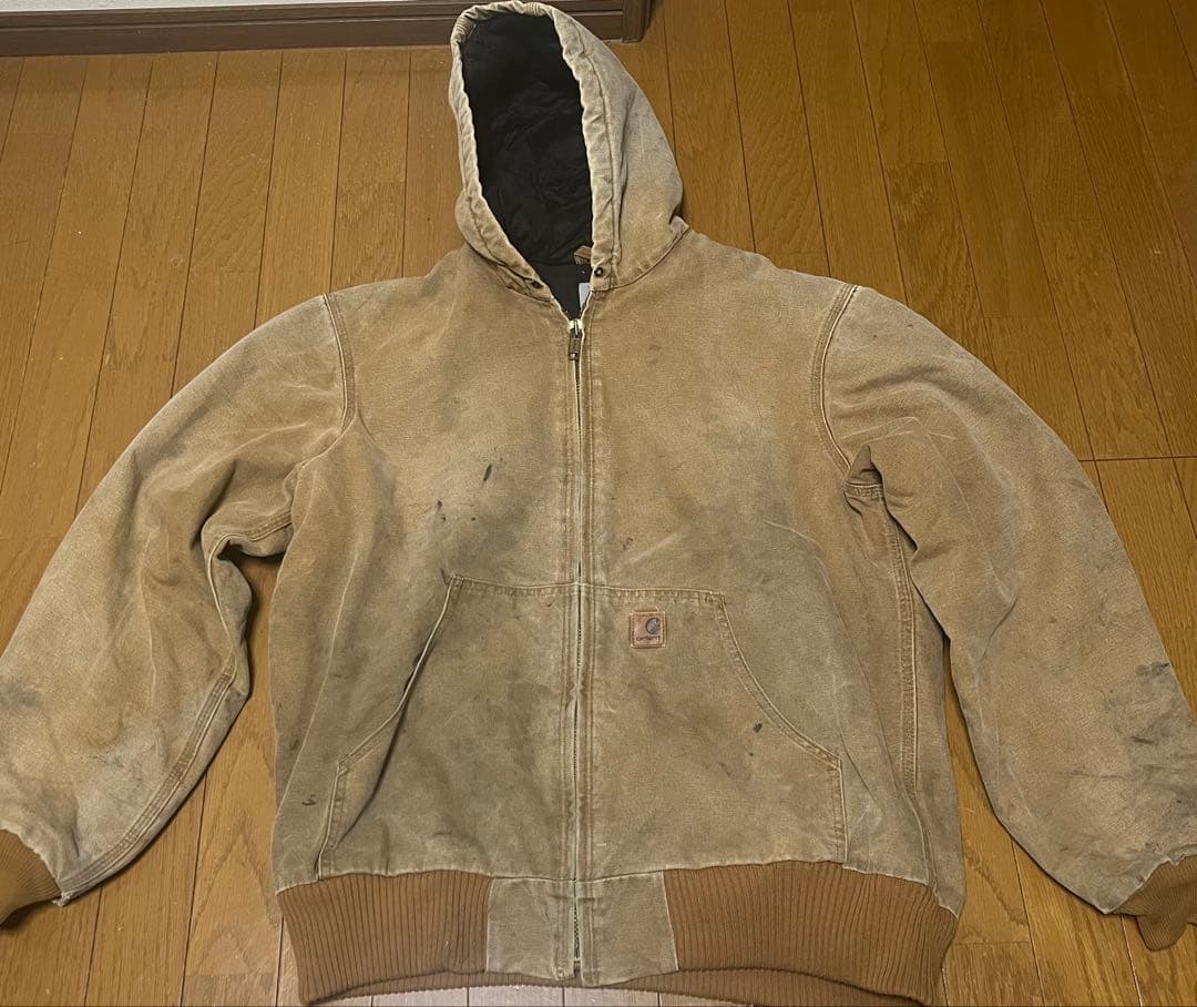 Carhartt ベージュ アクティブジャケット ヴィンテージ 00s 90s