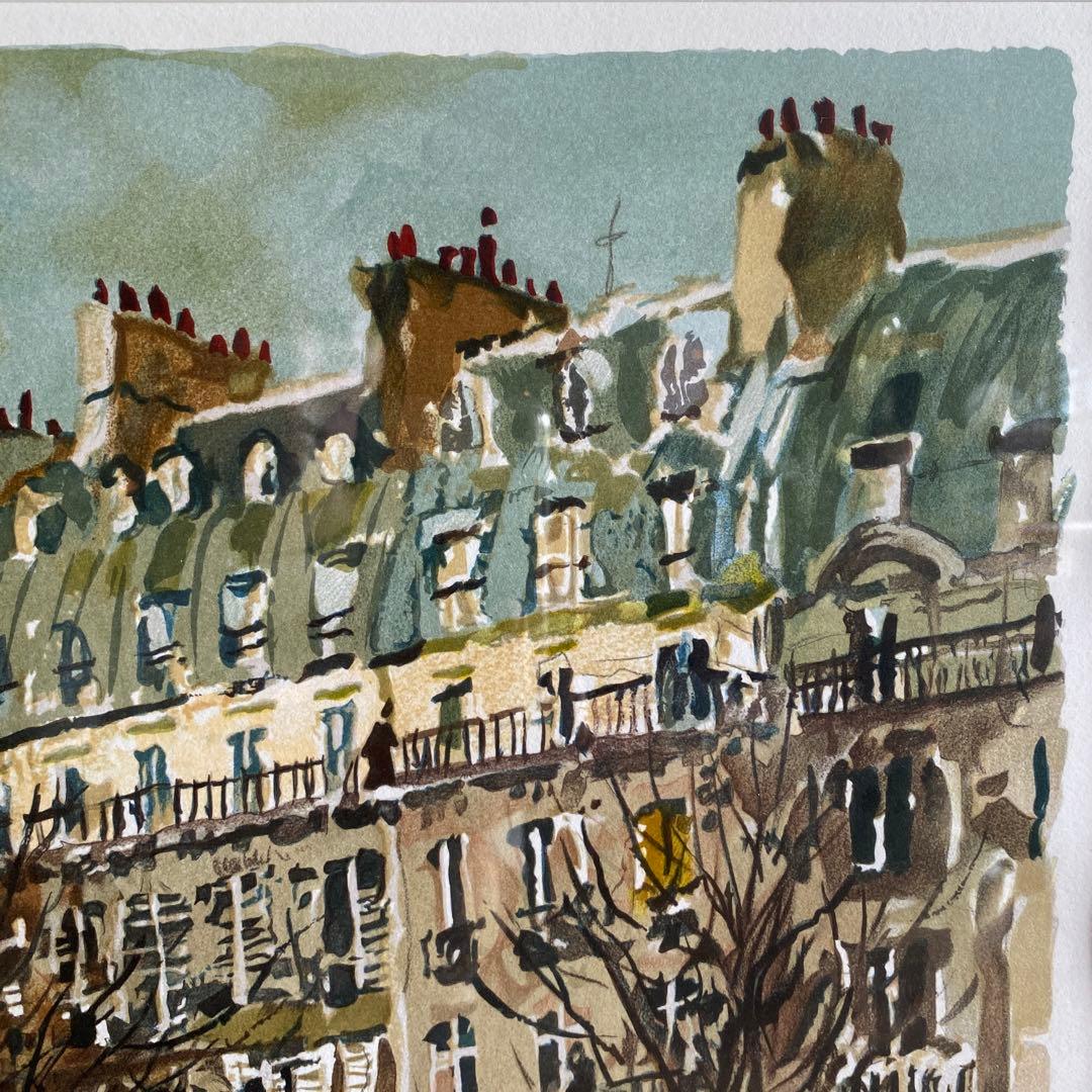 児玉幸雄 コダマユキオ リトグラフ「サンジェルマンデュプレ」　25.9.3-2