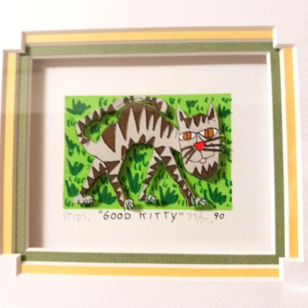 ジェームス・リジィ　3D シルクスクリーン ／GOOD KITTY