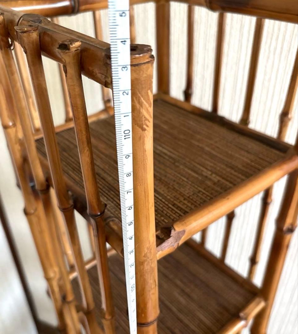 バリ島アジアン雑貨バンブー棚