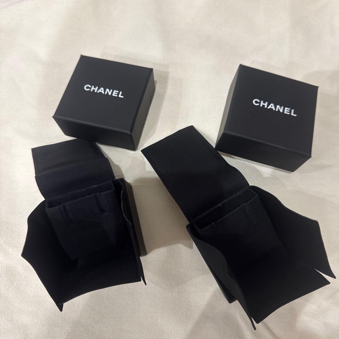 ♡*♡様 CHANELシャネル　黒箱アクセサリーケース空箱2個セット