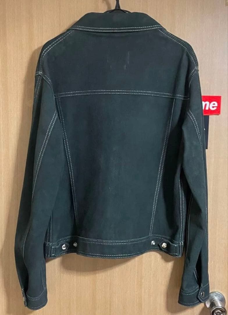 t*d様 YOKE 23AW SUEDE TRUCKER JACKET size