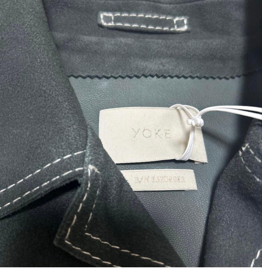 t*d様 YOKE 23AW SUEDE TRUCKER JACKET size