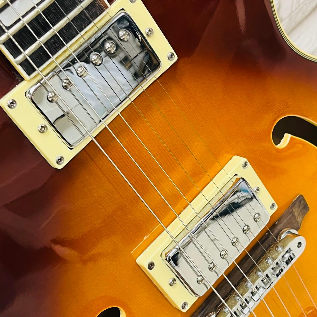 美品 Grote グロート フルホロウボディ エレキギター フルアコ