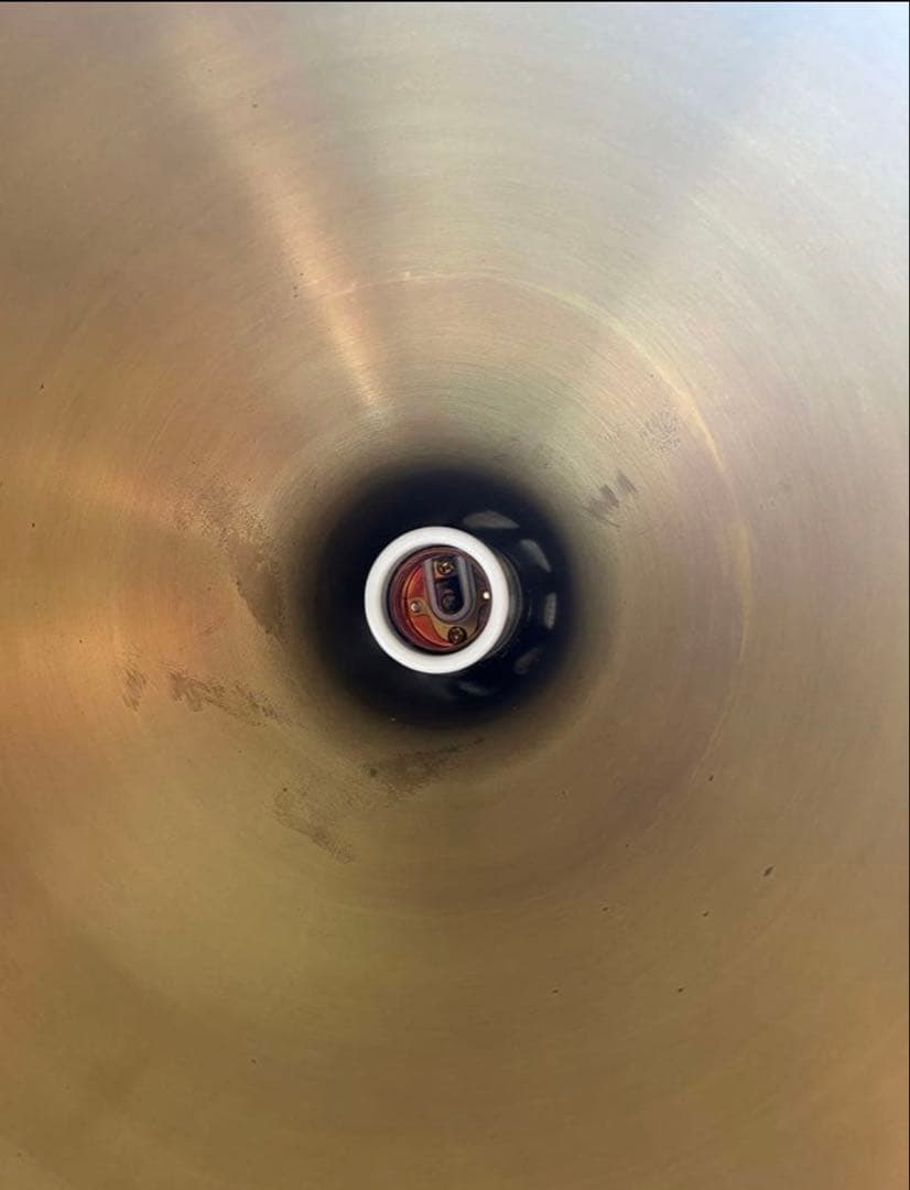 flame 真鍮製ペンダントライト brass L natural φ460㍉