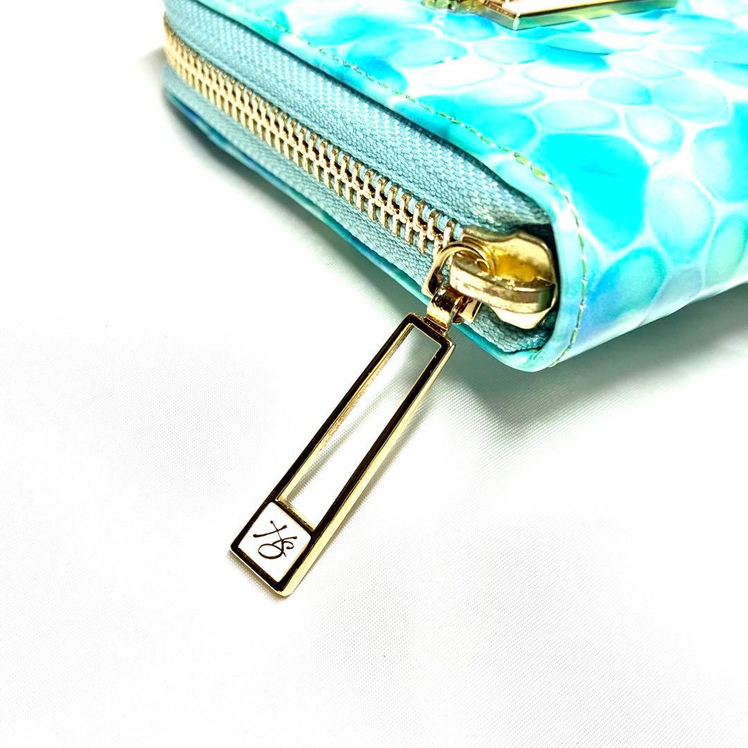 【極美品】　ハースケジュール　二つ折り財布　ビューティフルアイランド　人気