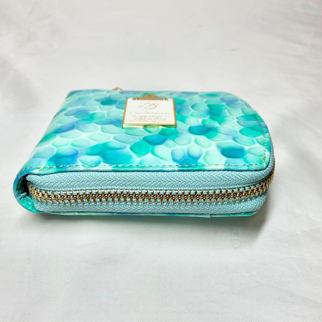 【極美品】　ハースケジュール　二つ折り財布　ビューティフルアイランド　人気