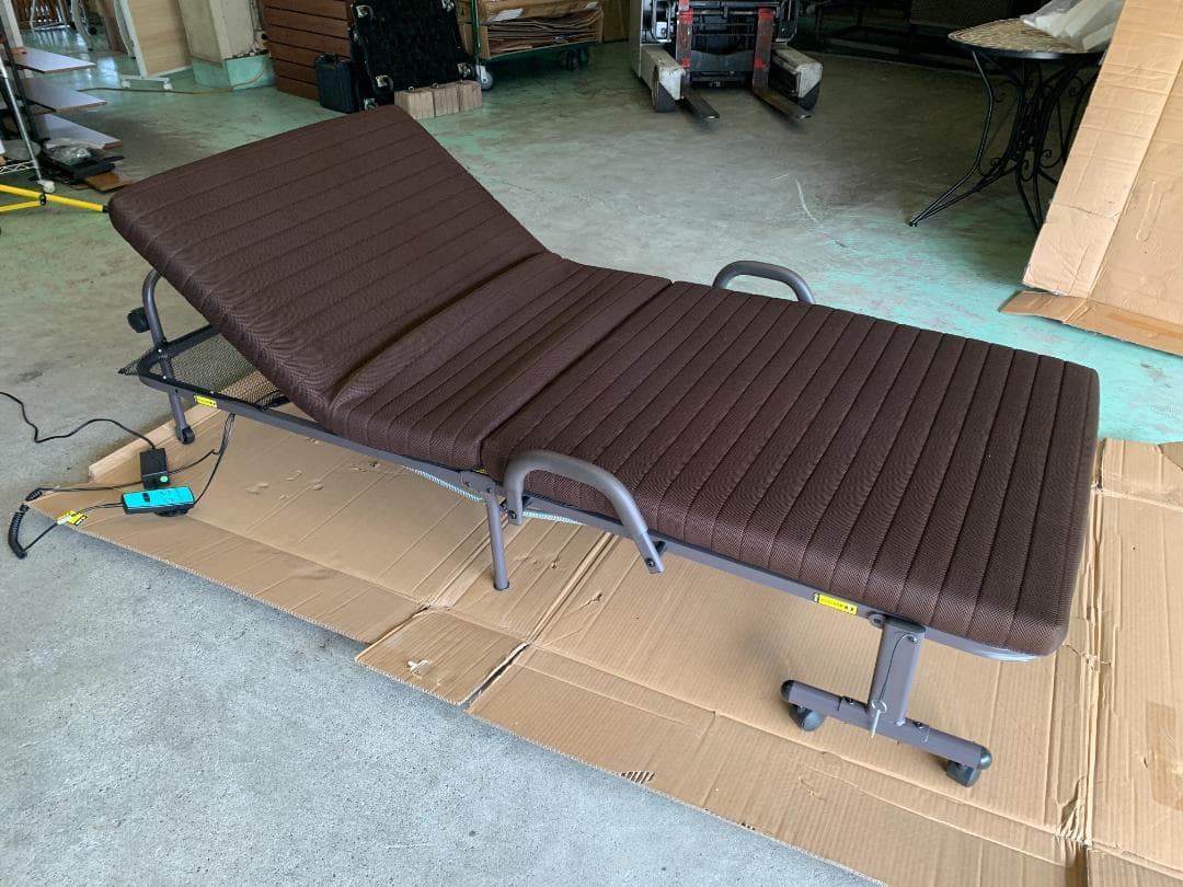 電動折りたたみベッド ダークブラウン CEB-8S(DBR)