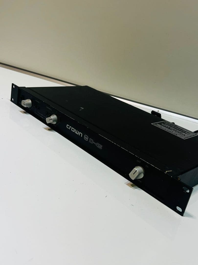 CROWN D-45 パワーアンプ 動作品