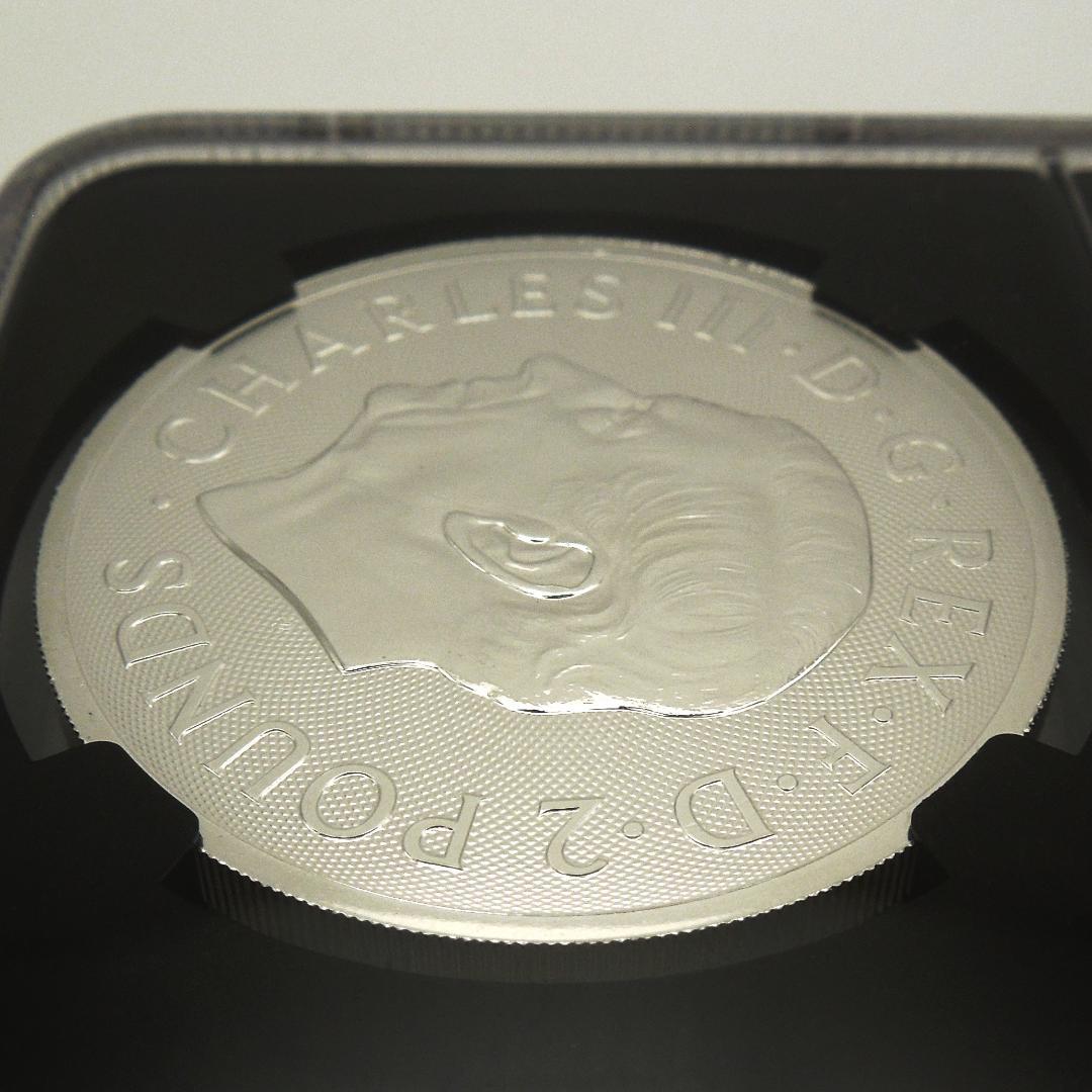 【英米友好】2025年 ブリタニア＆リバティ 銀貨 1オンス NGC MS70