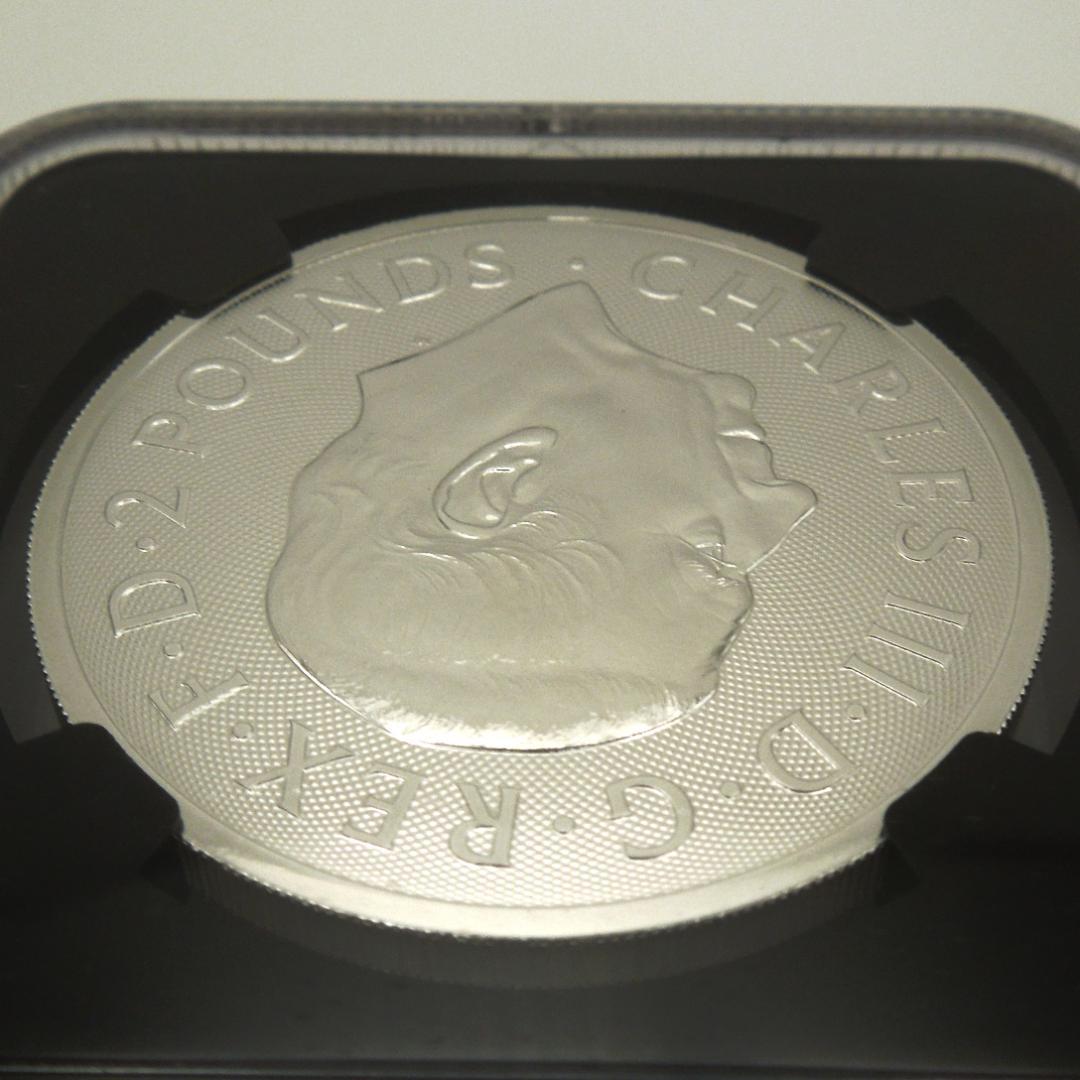 【英米友好】2025年 ブリタニア＆リバティ 銀貨 1オンス NGC MS70