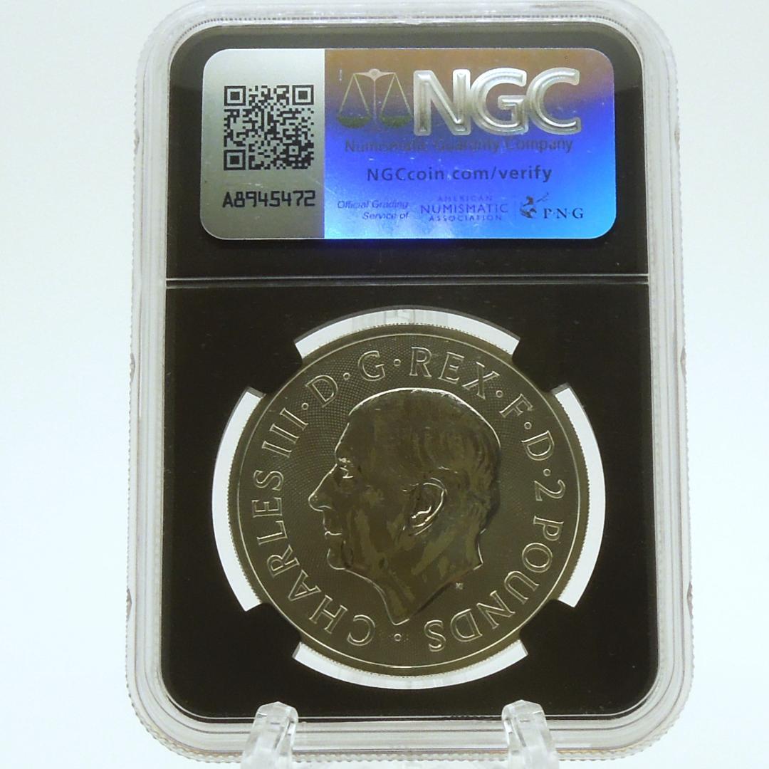 【英米友好】2025年 ブリタニア＆リバティ 銀貨 1オンス NGC MS70