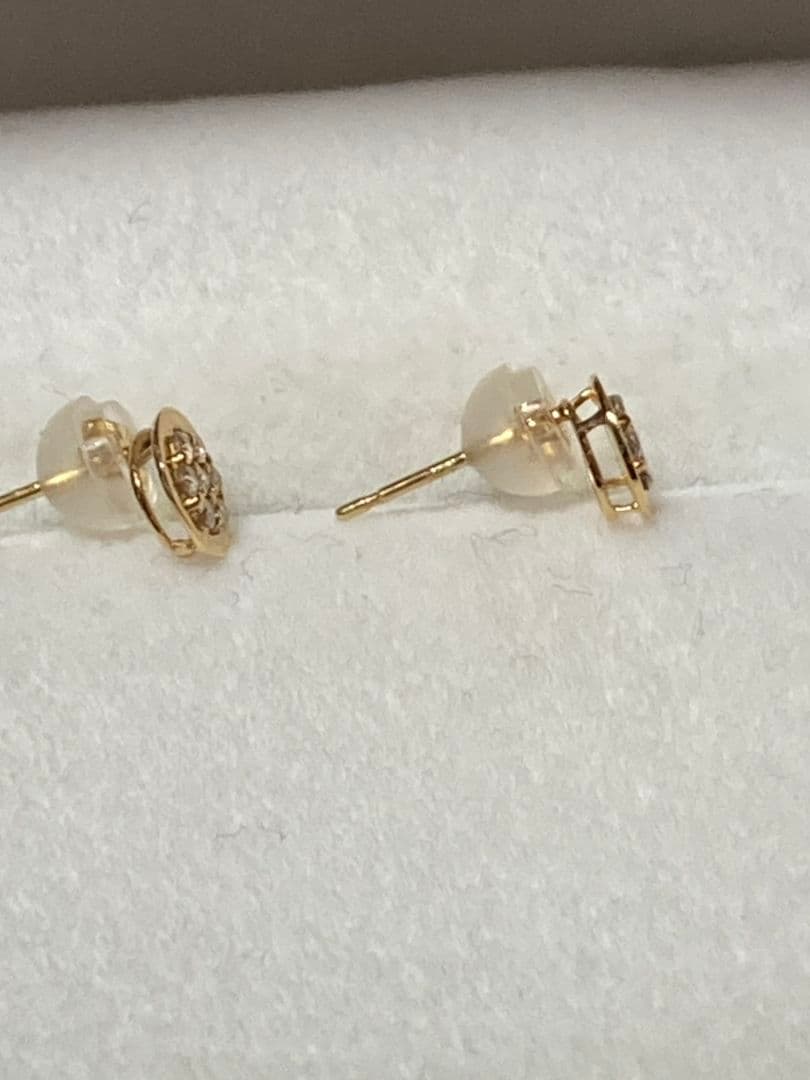 本日のみお値下げK18 ダイヤモンド ピアス