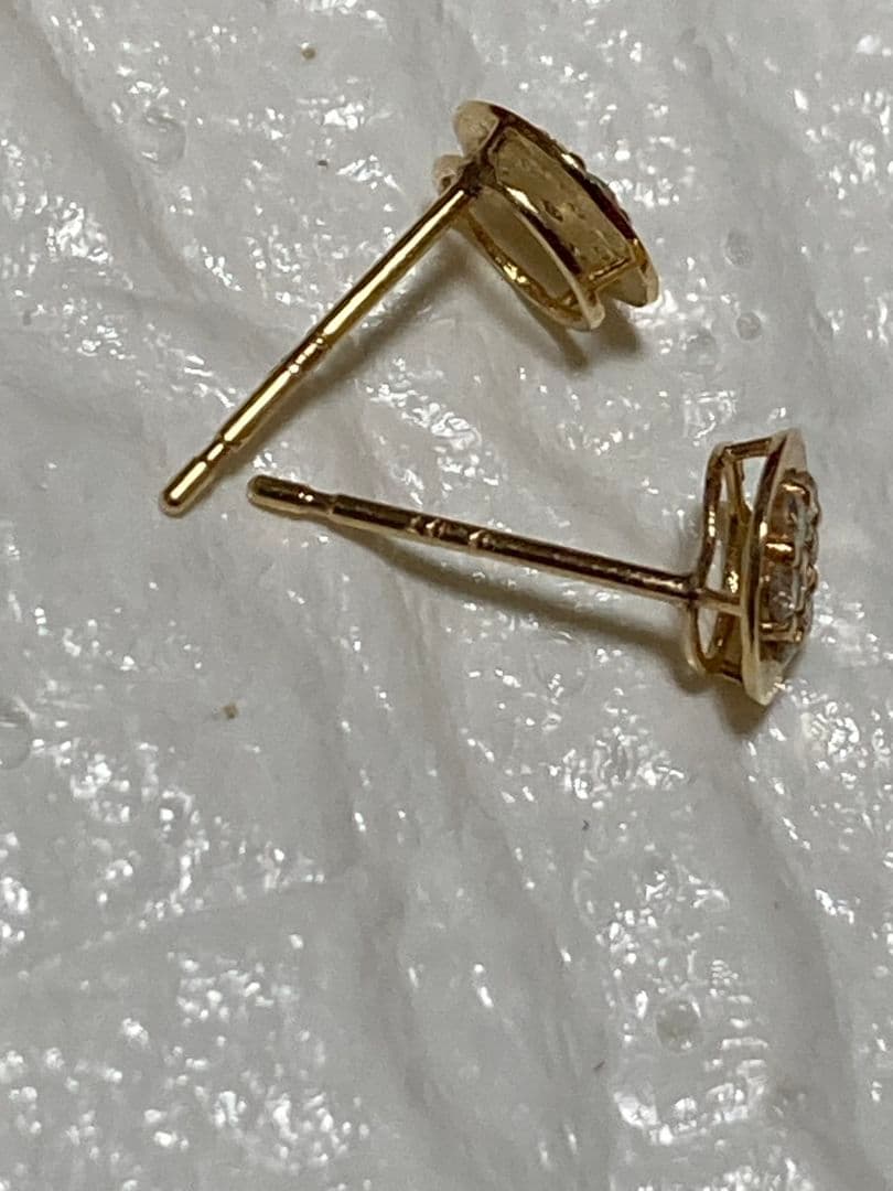 本日のみお値下げK18 ダイヤモンド ピアス