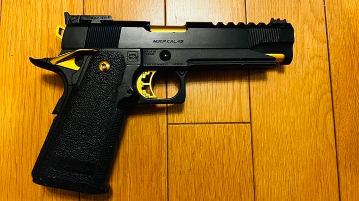 東京マルイ ハイキャパ5.1 ゴールドマッチ ガスブロ マガジン×2