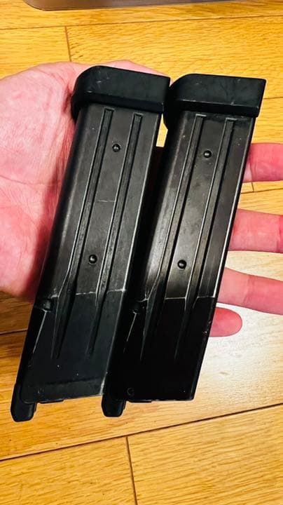 東京マルイ ハイキャパ5.1 ゴールドマッチ ガスブロ マガジン×2
