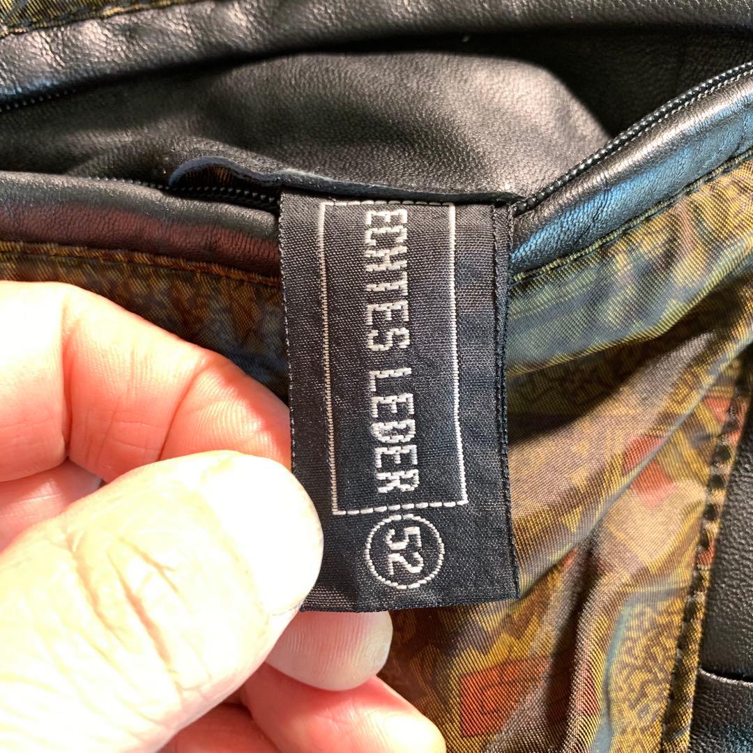 BARISAL 羊革 XLサイズ シングルライダース A-2 フライトジャケット