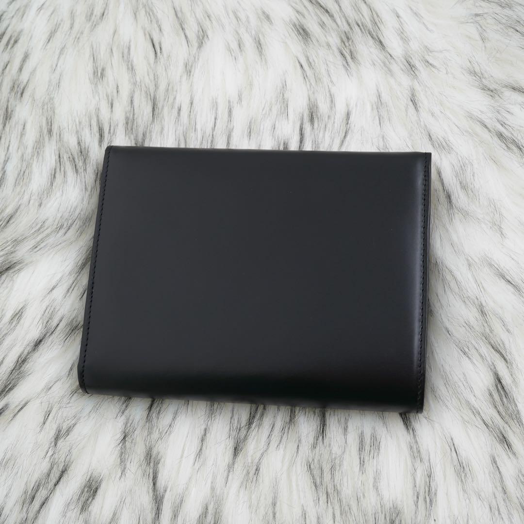 未使用品　Cartier カルティエ　三つ折り財布　パンテール　ブラック　レザー