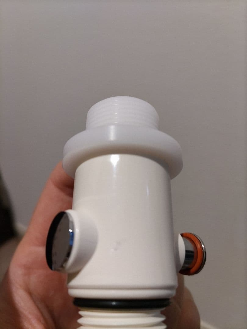 【極美品】ピュアブル　マイクロバブルシャワーヘッド　手元止水栓付き